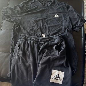 Adidas shirt and shorts combo